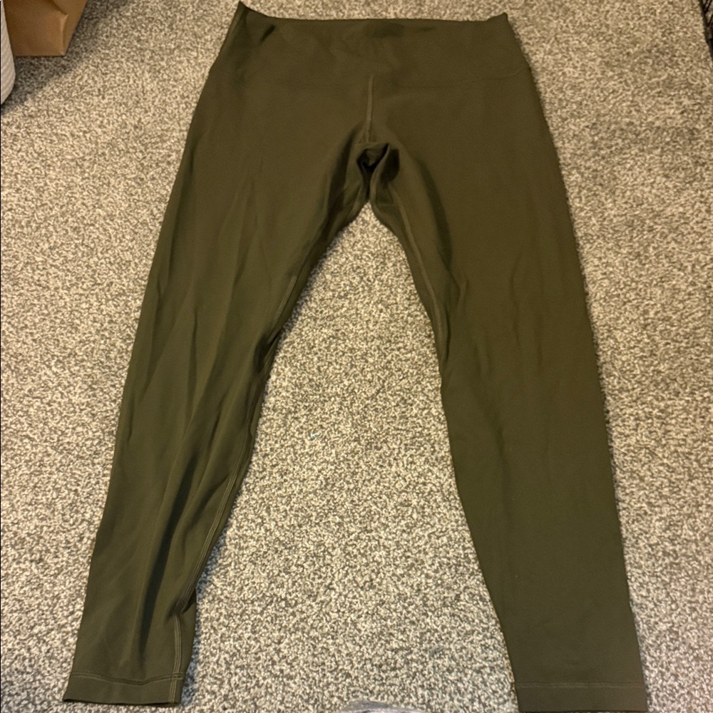 Lululemon Align Dark Green Leggings